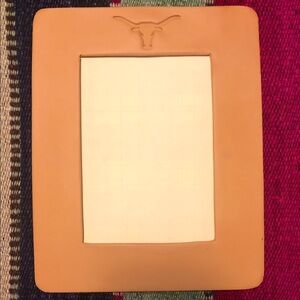 Longhorn Picture Frame with Longhorn Design